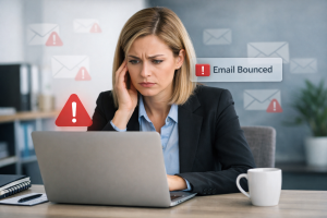 Recruitment agency candidate database with stale email addresses affecting deliverability